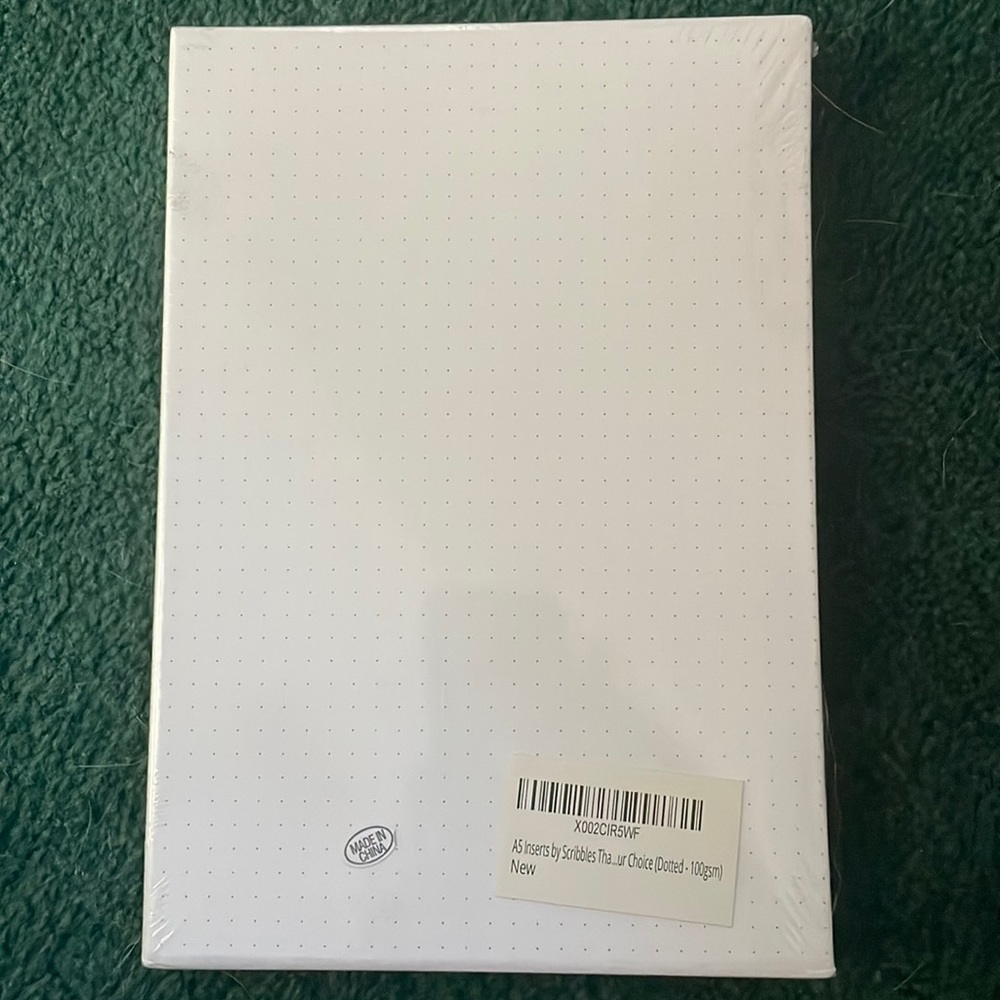 Scribbles That Matter starry night dotted A5 planner insert